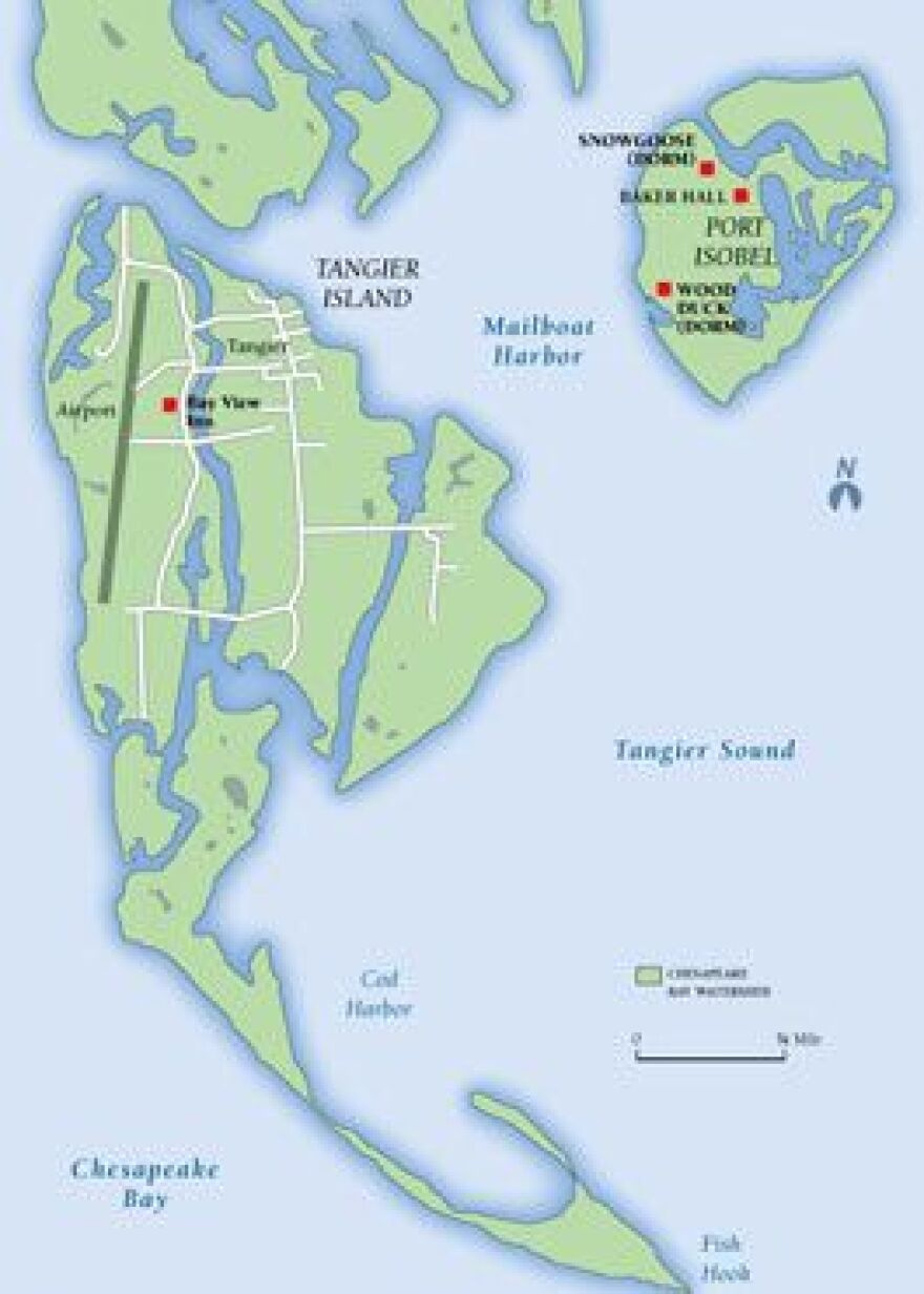 Va&amp;#039;S Tangier Island Facing Major Natural Threat intended for Map of Tangier Island Virginia