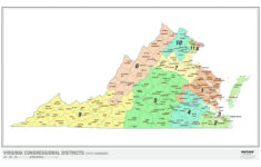 Virginia 2024 Congressional Districts Wall Mapmapshop - The for Map of Virginia House Districts