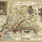 Virginia . . .   Barry Lawrence Ruderman Antique Maps Inc. Pertaining To Map Of Virginia In The 1600s