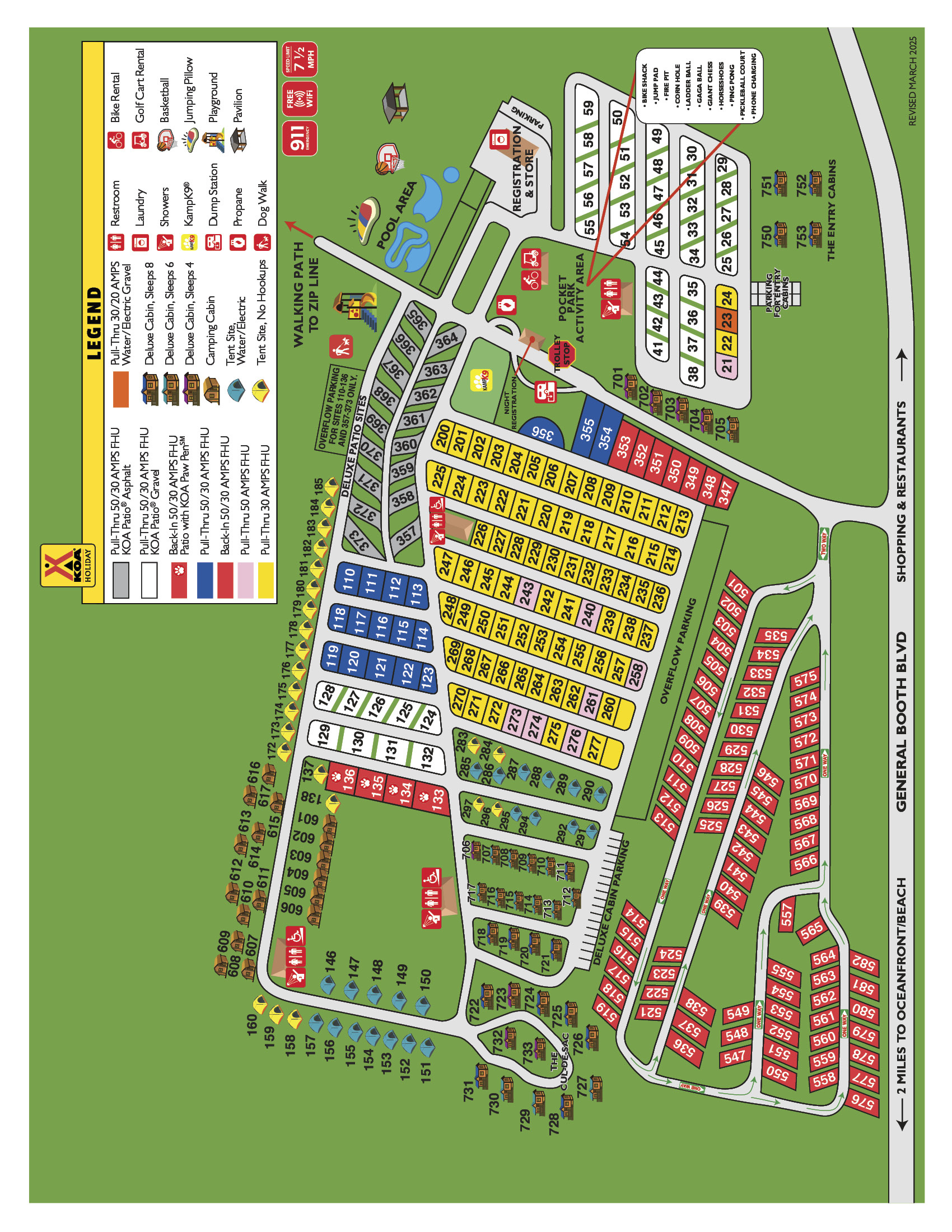 Virginia Beach Campgrounds Map | Find Your Perfect Koa Site pertaining to Virginia Beach Koa Campground Map