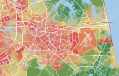 Virginia Beach City, Va Violent Crime Rates And Maps | Crimegrade for Virginia Beach Crime Rate Map