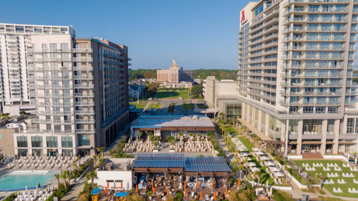 Map of Oceanfront Hotels in Virginia Beach