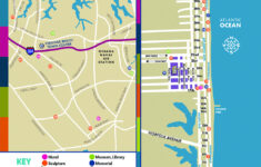 Virginia Beach Public Art | Virginia Beach Visitors Guide with Virginia Beach Boardwalk Map of Hotels