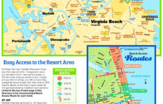 Virginia Beach Tourist Map - Ontheworldmap regarding Hotel Map of Virginia Beach