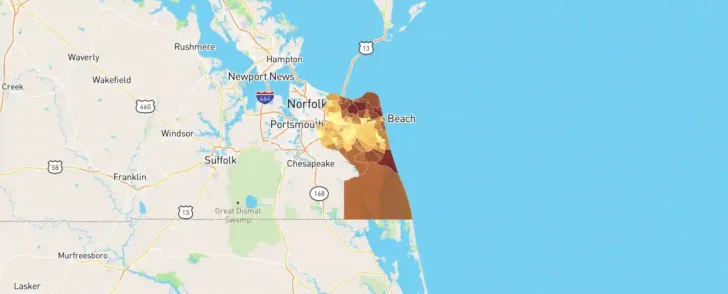 Map of Virginia Beach Neighborhoods