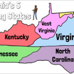 Virginia Bordering States Song (Prod.yung Troubadour) In Map Of Virginia With Bordering States