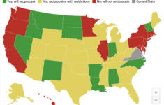 Virginia Concealed Carry Reciprocity Guide - Proarmory with regard to Virginia Concealed Carry Reciprocity Map