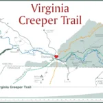 Virginia Creeper Trail Maps Regarding Virginia Creeper Trail Map