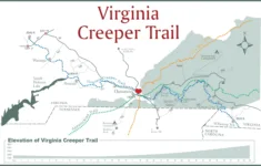 Virginia Creeper Trail Maps with Map Of Virginia Creeper Trail