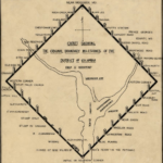 Virginia District Of Columbia Boundary Within Map Of Washington Dc Area And Virginia