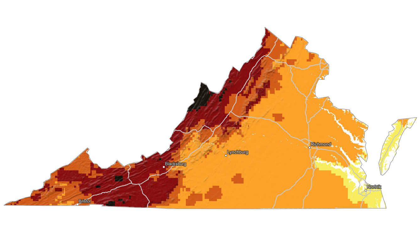 Virginia Fall Foliage Map: Find Fall Color In 2025 within Fall Foliage Map For Virginia