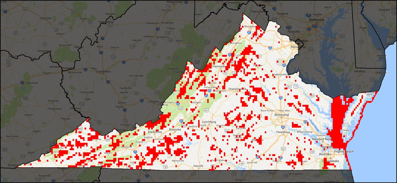 Virginia Flood Risk Far Higher Than Fema Thought | Wvtf inside Flooding In Virginia Map