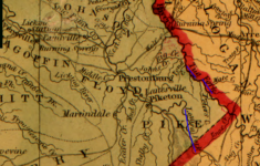 Virginia-Kentucky Boundary pertaining to Map of Kentucky and West Virginia
