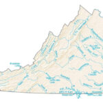 Virginia Lakes And Rivers Map   Gis Geography With Map Of Lakes In Virginia