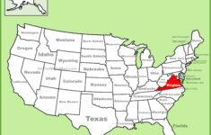 Virginia Location On The U.s. Map - Ontheworldmap with Virginia Located on the Map