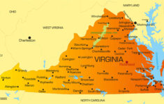 Virginia Map - Guide Of The World in Map Of Virginia And Dc