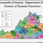Virginia Maphealth Region And District – Disease Prevention Within Map Of The Commonwealth Of Virginia