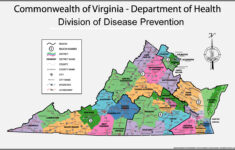 Virginia Maphealth Region And District – Disease Prevention within Map Of The Commonwealth Of Virginia