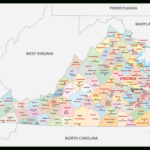 Virginia Maps & Facts   World Atlas With County And City Map Of Virginia