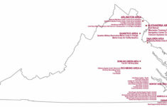 Virginia Military Relocation And Real Estate Agents And Brokers for Military Bases in Virginia Map