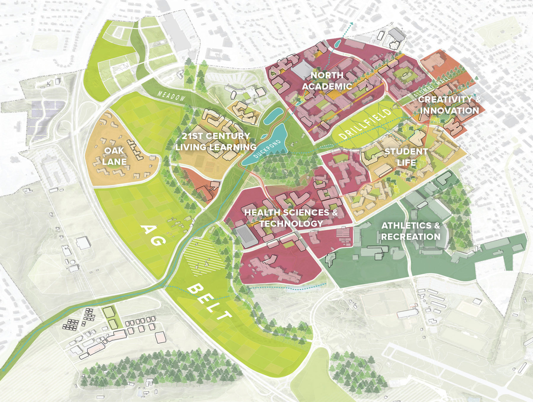 Virginia Polytechnic Institute And State University Campus Master pertaining to Map Of Virginia Tech University Campus