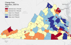 Virginia Population Estimates | Cooper Center inside Population Density Map Of Virginia