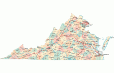Virginia Road Map - Va Road Map - Virginia Highway Map for County Map of Virginia with Roads