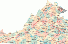Virginia Road Map - Va Road Map - Virginia Highway Map throughout Road Atlas Map Of Virginia