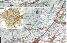 Virginia State Highway Map With Truck Routes Area Town Roads Map regarding Virginia Truck Restricted Routes Map