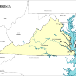 Virginia State Map   Map Of Virginia And Information About The State Within Virginia And Surrounding States Map