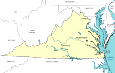 Virginia State Map - Map Of Virginia And Information About The State within Virginia and Surrounding States Map