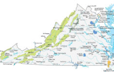 Virginia State Map - Places And Landmarks - Gis Geography intended for Map of Lakes in Virginia