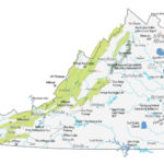 Virginia State Map   Places And Landmarks   Gis Geography Within Map Of Virginia Tourist Attractions