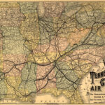 Virginia, Tennessee & Georgia Air Line Map Intended For Map Of Virginia And Tennessee Border