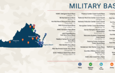 Virginia Veteran Benefits | Va Loans In Virginia | Low Va Rates pertaining to Army Bases in Virginia Map