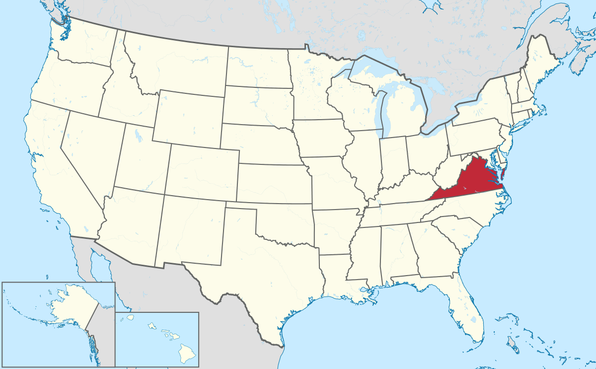 Virginia - Wikipedia, La Enciclopedia Libre pertaining to Mapa Del Estado De Virginia