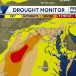 Virginia Wildfire Smoke Leaves Haze Over Maryland With Fires In Virginia Map