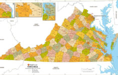 Virginia Zip Code Map With Counties - Extra Large | Stanfords within Virginia County Map with Zip Codes