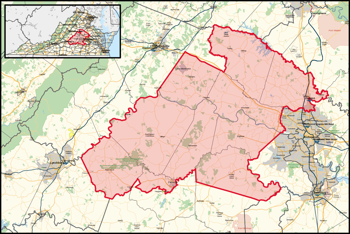 Virginia&amp;#039;S 10Th Senate District - Wikipedia with regard to Senate of Virginia District Map