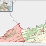 Virginia'S 6Th Senate District   Wikipedia Within Virginia 6Th Congressional District Map