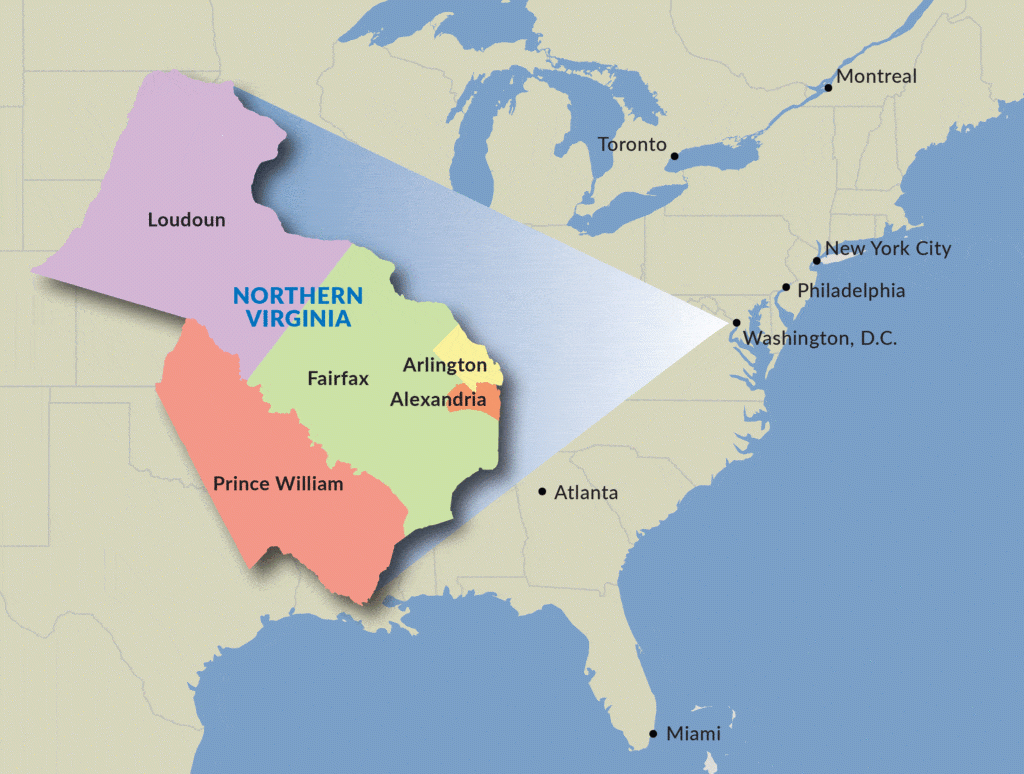 Visit Nova – Virginia&amp;#039;S Cultural Region within Map Of Virginia Dc Area
