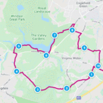 Walk Number 10   Virginia Water And Wentworth With Map Of Virginia Water Surrey