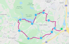 Walk Number 10 - Virginia Water And Wentworth with Map Of Virginia Water Surrey