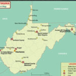 West Virginia Airports Map In Airports In West Virginia Map