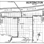 West Virginia City Maps At Americanroads Regarding Map Of Huntington West Virginia