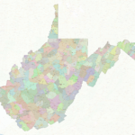 West Virginia Civil Township Boundaries Map – Large Image – Shown Inside Google Map Of West Virginia