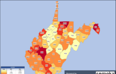 West Virginia County Map And Population List In Excel with Population Map Of West Virginia