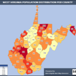 West Virginia County Map And Population List In Excel With Regard To West Virginia Population Density Map