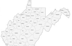 West Virginia County Map - Gis Geography in West Virginia Map By County