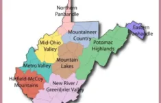 West Virginia County Map [Map Of Wv Counties And Cities] in West Virginia Map of Counties